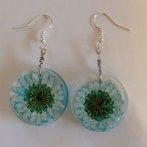 Handmade resin earrings